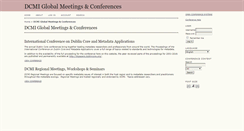 Desktop Screenshot of dcevents.dublincore.org
